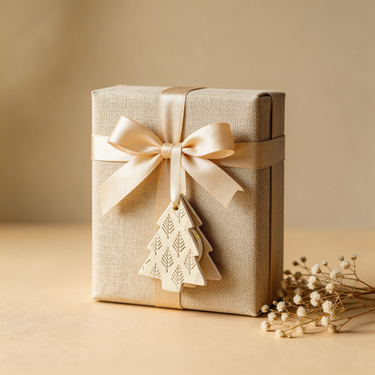 Holiday Favorite | Ceramic Aroma Pendant | Minimal Pine Charm