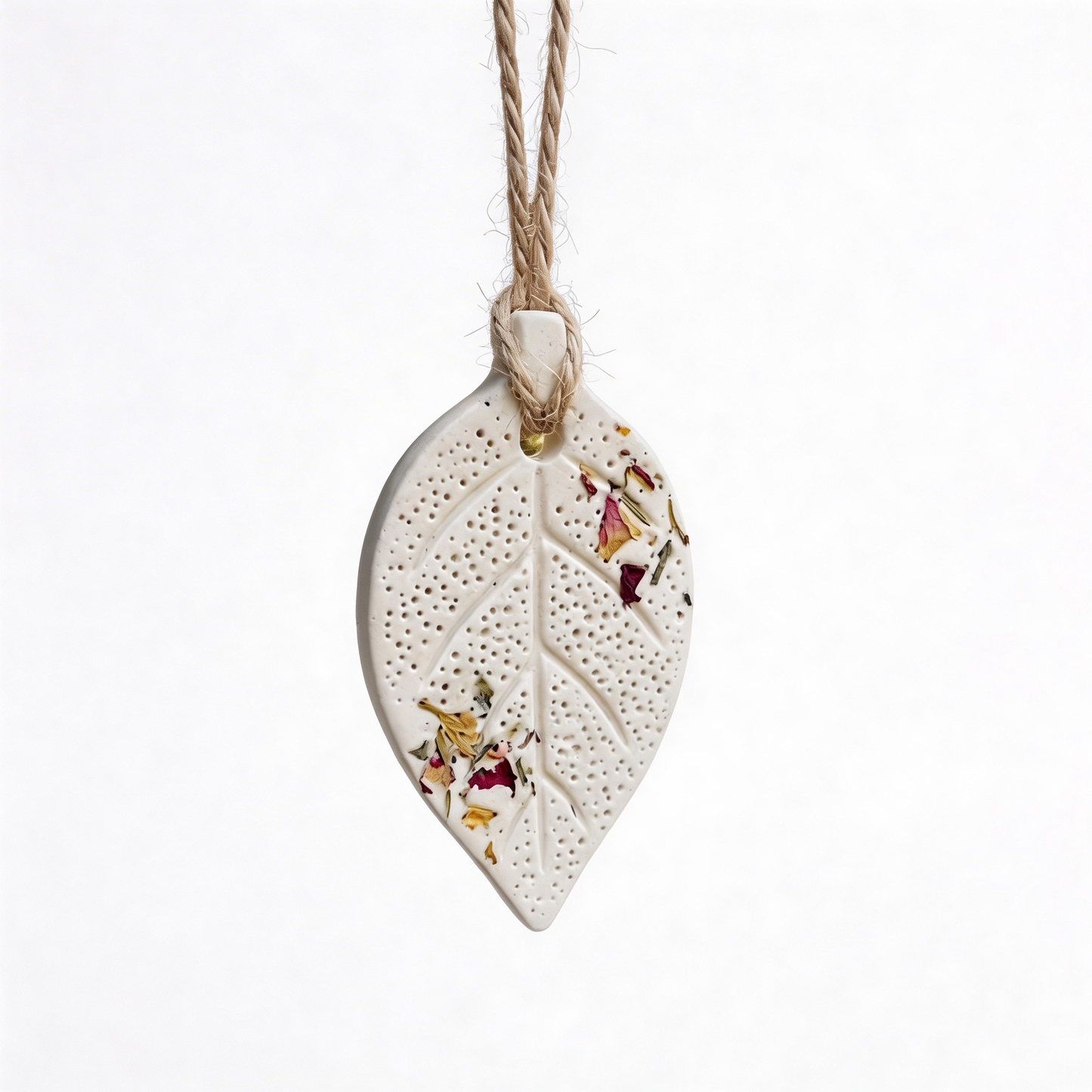 Rustic Decor | Ceramic Diffuser Pendant | Botanical Charm Accent