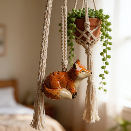 Woodland Favorite | Ceramic Aroma Pendant | Cozy Fox Charm