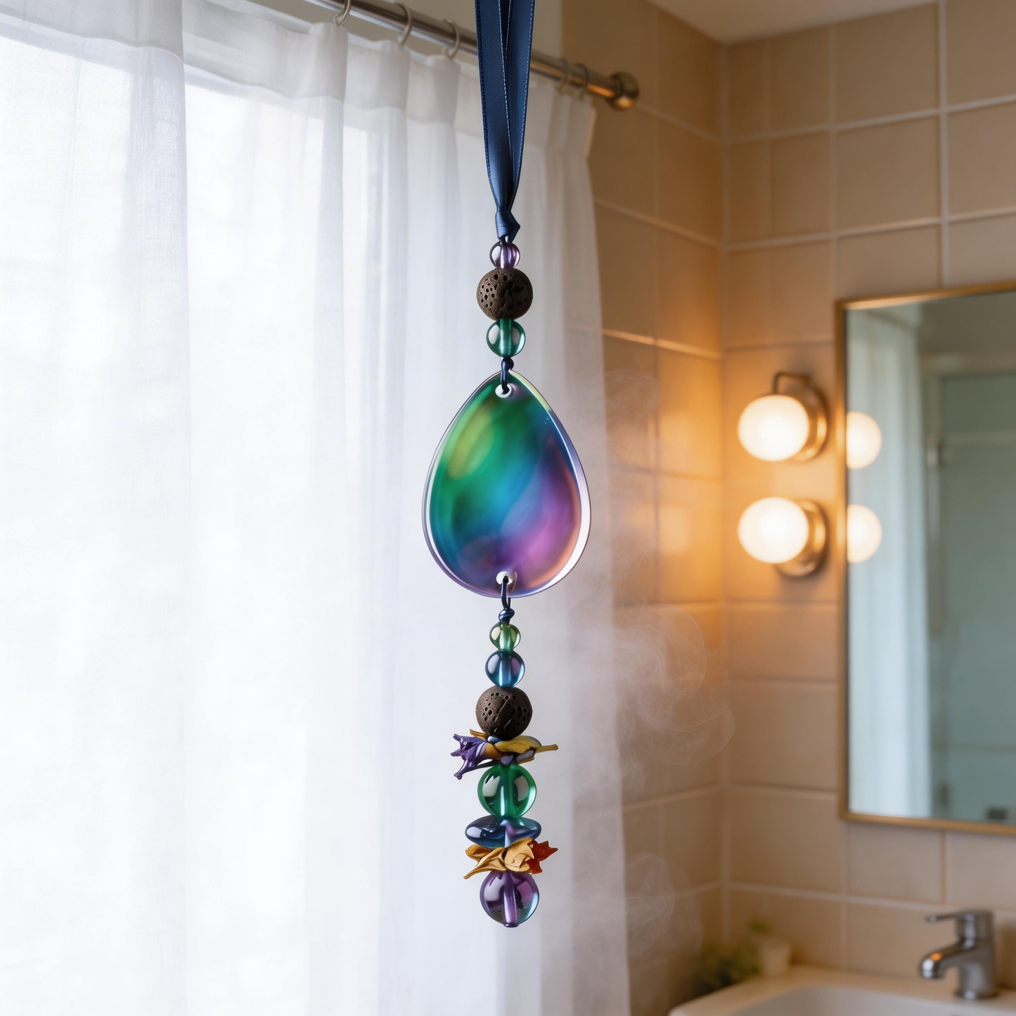 Energy Charm | Crystal Aroma Pendant | Aurora Dream Beauty