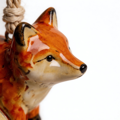 Woodland Favorite | Ceramic Aroma Pendant | Cozy Fox Charm