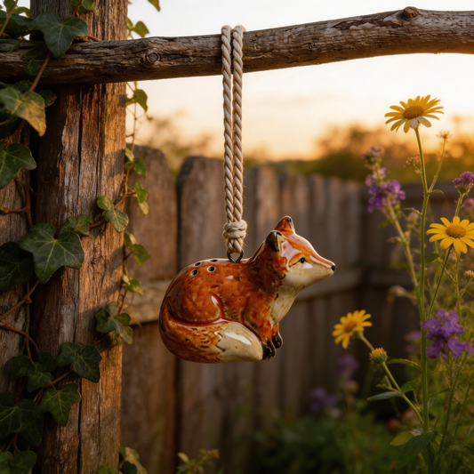 Woodland Favorite | Ceramic Aroma Pendant | Cozy Fox Charm