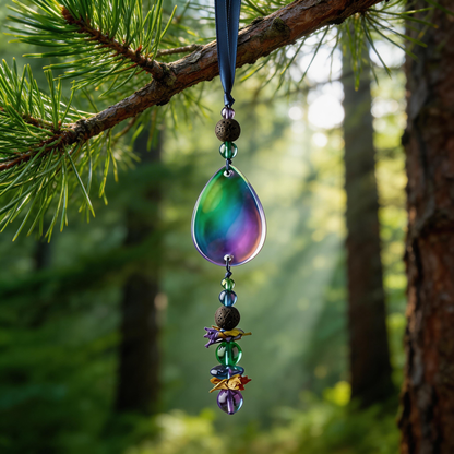 Energy Charm | Crystal Aroma Pendant | Aurora Dream Beauty